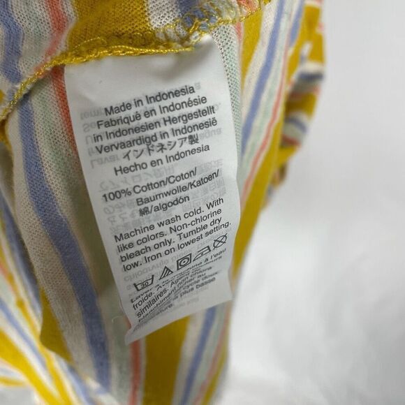 Madewell The Perfect Tee Upson Stripe Baby Tee Shirt - Women’s L - Picture 6 of 6